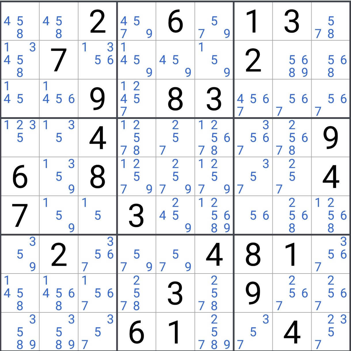 候选数完成