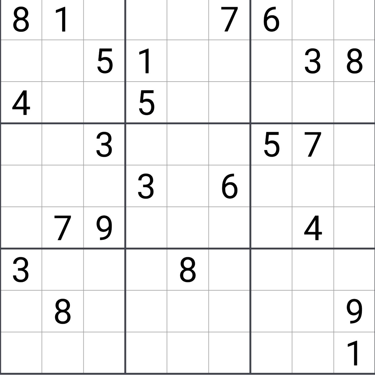 数独题目3