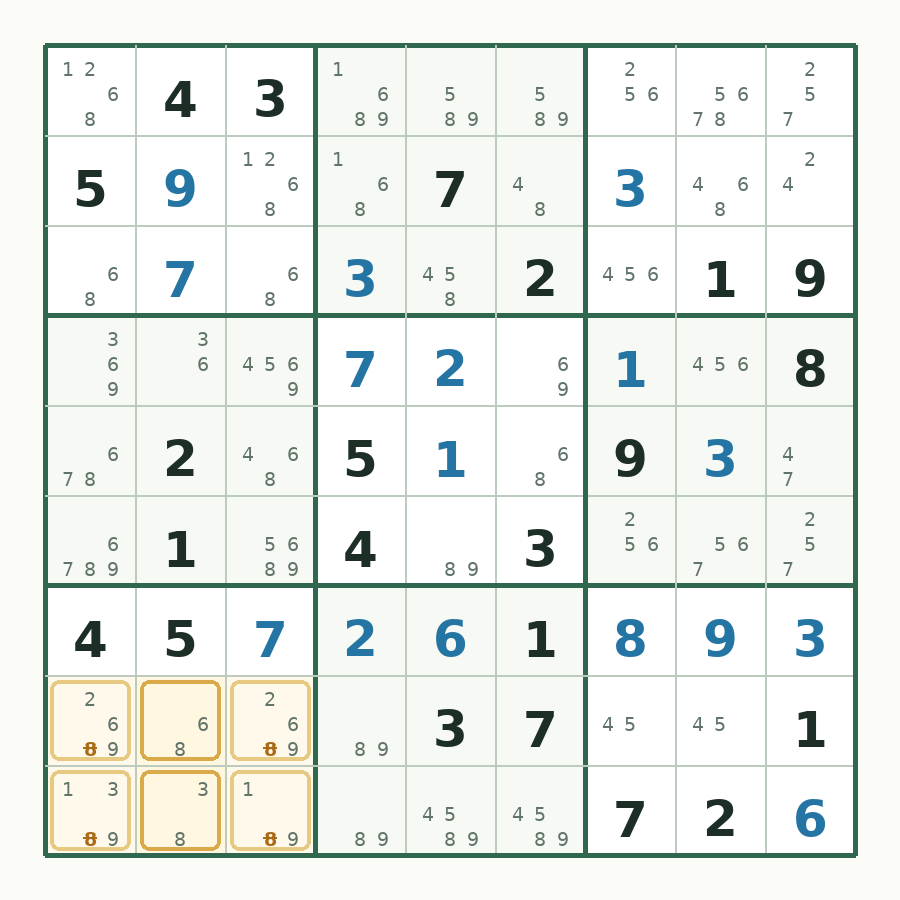 第 31 步数独棋盘图解